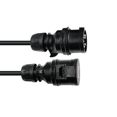 CEE prailgintuvas PSSO CEE extension 16A 5x1.5 25m Black Edition