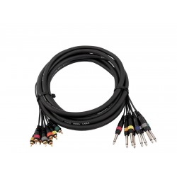 OMNITRONIC Snake cable 8xRCA/8xJack mono 6m OMNITRONIC Snake cable 8xRCA/8xJack mono 6m
