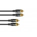 SOMMER CABLE RCA cable 2x2 5m bk Hicon