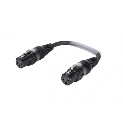 SOMMER CABLE Adaptercable XLR(F)/XLR(F) 0.15m bk SOMMER CABLE Adaptercable XLR(F)/XLR(F) 0.15m bk
