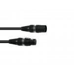 SOMMER CABLE DMX cable XLR 5pin 1m bk Hicon