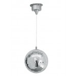 Šviesos efektas LED veidrodinis gaublys EUROLITE LED Mirror ball 20cm, su varikliu