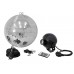 Veidrodinis gaublys EUROLITE Mirror ball set 30cm with LED RGB spot RC