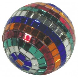Spalvotas Veidrodinis gaublys EUROLITE Mirror ball 5cm Multicolor