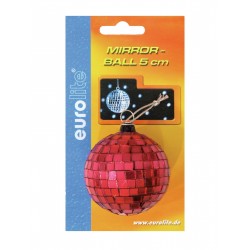 Veidrodinis gaublys EUROLITE Mirror ball 5cm red