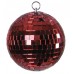 Veidrodinis gaublys raudonas EUROLITE Mirror ball 10cm red