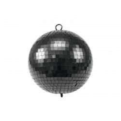 Juodas veidrodinis burbulas EUROLITE Mirror Ball 20cm black matt