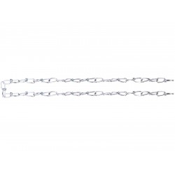 EUROLITE Double loop chain 2.5mm, WLL 20kg, 1m