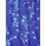 LED girlianda užuolaida EUROLITE LED Krioklys 2400 mėlynų LEDų