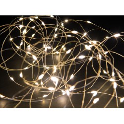 Šviečianti girlianda su baterija ir laikmačiu EUROLITE 100 LED 