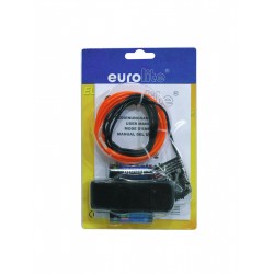 EUROLITE EL wire 2mm, 2m, red