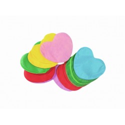 TCM FX Slowfall Confetti Hearts 55x55mm, blue, 1kg