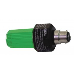 EUROLITE Strobe with B-22 base, green EUROLITE Strobe with B-22 base, green