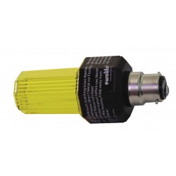 EUROLITE Strobe with B-22 base, yellow EUROLITE Strobe with B-22 base, yellow