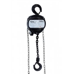 EUROLITE Chain hoist 6M/1.5T black EUROLITE Chain hoist 6M/1.5T black
