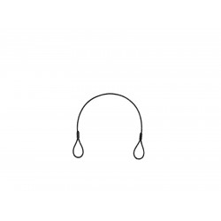 EUROLITE Steel rope 400x3mm, black without q.link EUROLITE Steel rope 400x3mm, black without q.link