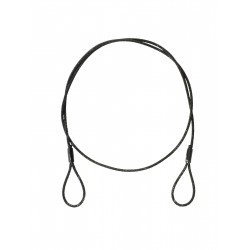 EUROLITE Steel rope 900x3mm black without q.link EUROLITE Steel rope 900x3mm black without q.link
