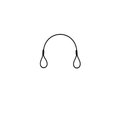 Plieninė tvirtinimo virvutė EUROLITE Steel rope 400x4mm,black without quick l. Plieninė tvirtinimo virvutė EUROLITE Steel rope 400x4mm,black without quick l.