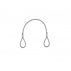 EUROLITE Steel Rope (SC) 400mmx4mm silver EUROLITE Steel Rope (SC) 400mmx4mm silver