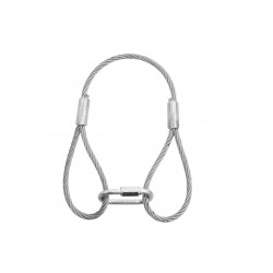 EUROLITE Steel rope 400x6mm silver EUROLITE Steel rope 400x6mm silver