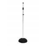 Sidabrinis mikrofono stovas OMNITRONIC Microphone stand 85-157cm sil