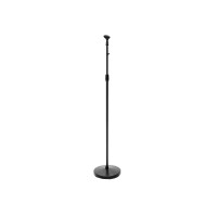 Mikrofono stovas su padu OMNITRONIC Microphone Stand 100-170cm bk