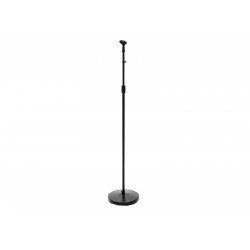 Mikrofono stovas su padu OMNITRONIC Microphone Stand 100-170cm bk