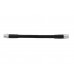 OMNITRONIC Gooseneck black XLR/XLR, 21cm