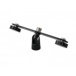 OMNITRONIC Microphone T-bar for 2 microphones