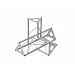 DECOTRUSS SAC-45 corner 4-way l+h silver