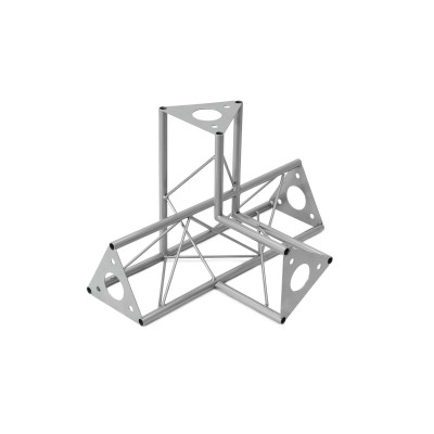 DECOTRUSS SAC-45 corner 4-way l+h silver
