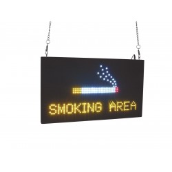 LED ženklas  SMOKING AREA