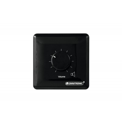 OMNITRONIC PA volume controller, 60 W mono bk