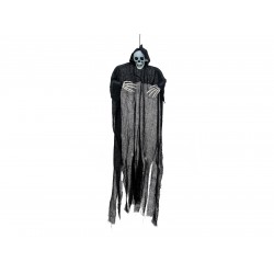Helovino dekoracija Juodas skeletas,130cm