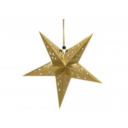 EUROPALMS Star Lantern, Paper, gold, 75 cm