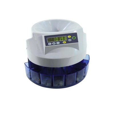 Monetų skaičiuotuvas EUROLITE CS-100 Coin counter/sorter Monetų skaičiuotuvas EUROLITE CS-100 Coin counter/sorter