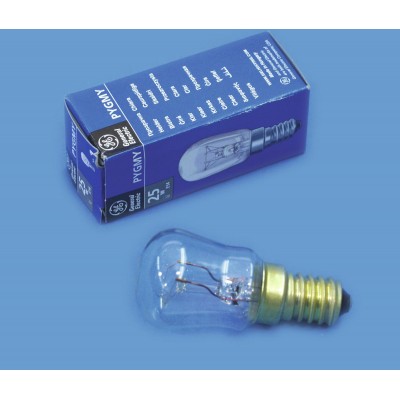 GE Lamp 25W E-14 clear