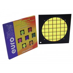 EUROLITE Yellow dichroic filter black frame PAR-64 EUROLITE Yellow dichroic filter black frame PAR-64