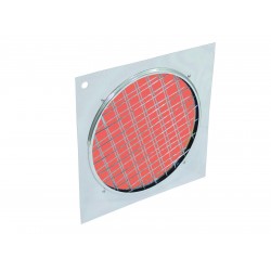 EUROLITE Red dichroic filter silver frame PAR-64 EUROLITE Red dichroic filter silver frame PAR-64