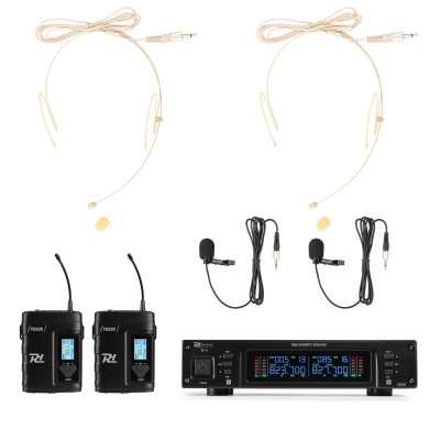 Bevielių mikrofonų komplektas Power Dynamics PD220B