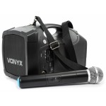 Nešiojama kolonėlė su bevieliu mikrofonu VONYX ST014 