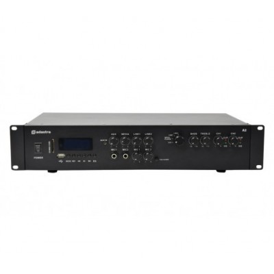 Stereo stiprintuvas su mikšeriu ir vidiniu grotuvu 2x 200W Stereo stiprintuvas su mikšeriu ir vidiniu grotuvu 2x 200W