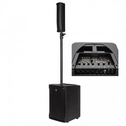 RCF EVOX JMIX8 akustinė sistema su stiprintuvu ir žemo dažnio garsiakalbiu