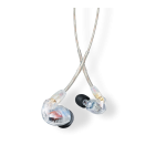 Shure SE425-CL-EFS ausinės skaidrios