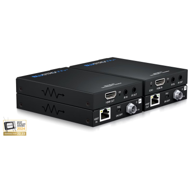 Blustream HEX70SL-KIT HDMI/HDBaseT signalo perdavimo sistema per CAT5e/6 kabelius (imtuvas-siųstuvas)