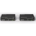 Kindermann HDMI/USB 2.0-HDBT3.0 signalo perdavimo sistema per CAT5e/6 kabelius (imtuvas-siųstuvas) 4K60