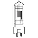 General Electric GE39636 650W 240V GY9.5 T26 lempa
