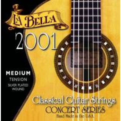 La Bella stygų komplektas klasikinei gitarai 2001MED Tension