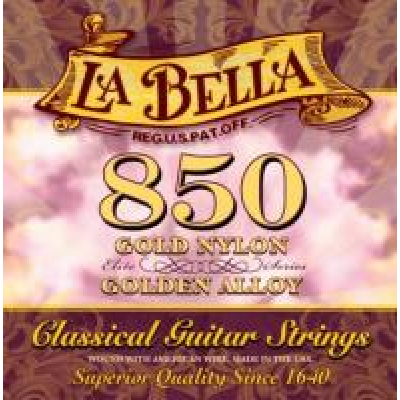 La Bella stygų komplektas klasikinei gitarai 850 Golden Alloy
