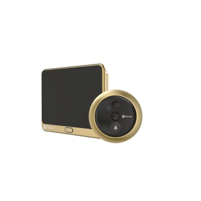 EZVIZ belaidžio durų skambučio komplektas CS-DP2C (2 MP, auksinis) EZVIZ belaidžio durų skambučio komplektas CS-DP2C (2 MP, auksinis)